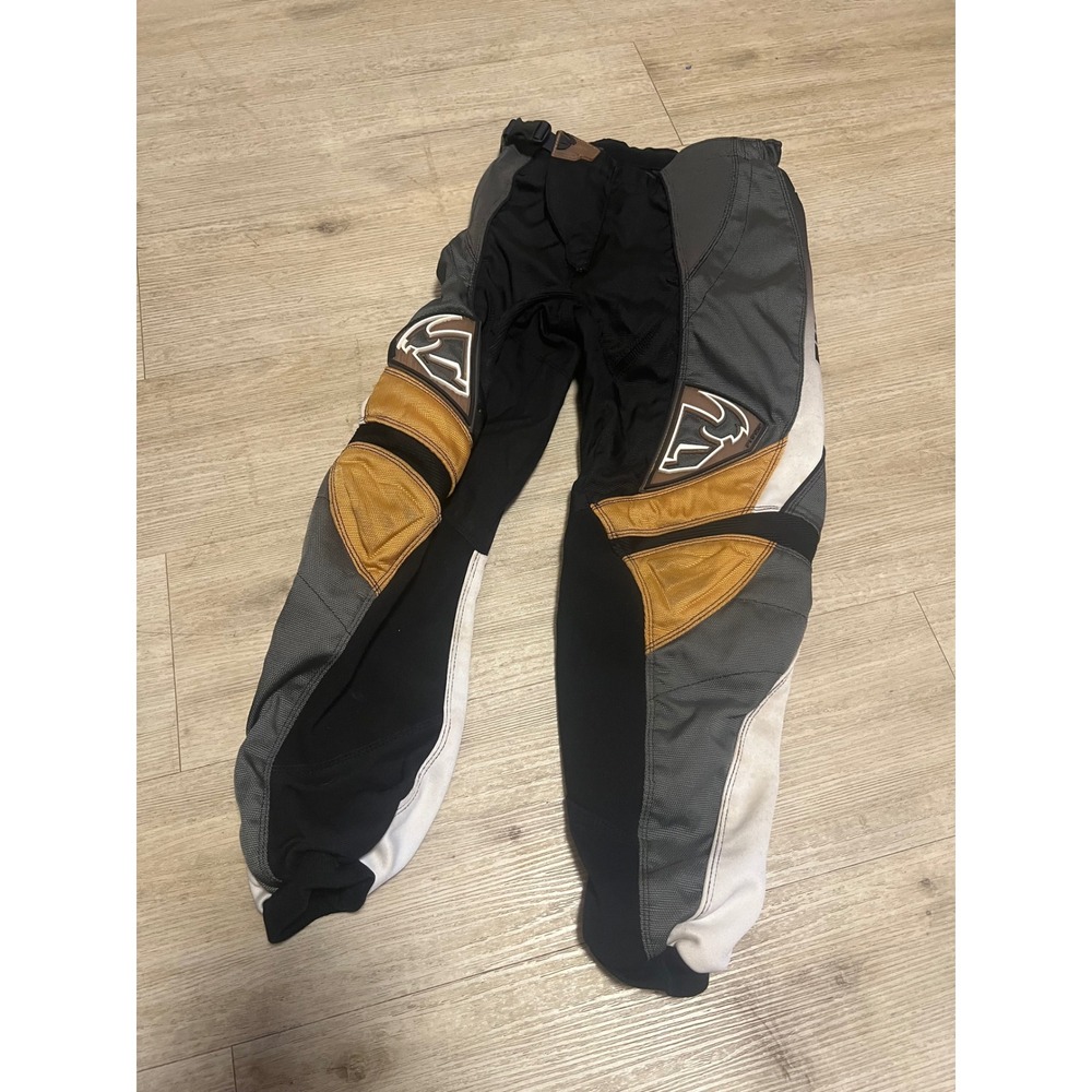Thor MX Phase Motocross Pants Black Grey Tan Size 28 Dirt Bike Riding Gear